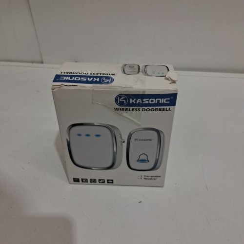 KASONIC WATERPROOF DUSTPROOF PLUG-IN WIRELESS DOORBELL - UPTO 1000FT - WHITE (MODEL: DB-201) image 2