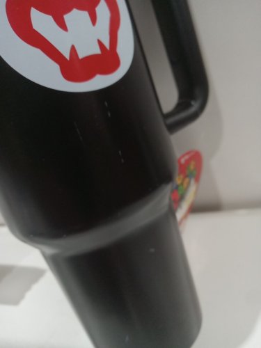 Nintendo Super Mario Bowser Tumbler with Straw - 40oz - Black image 4