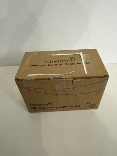 Minetom GLOBE Fairy Lights Plug in, 100 LED Warm White String Lights - 33FT - WARM WHITE LIGHT (MODEL: YL100DCR-30V) image 2