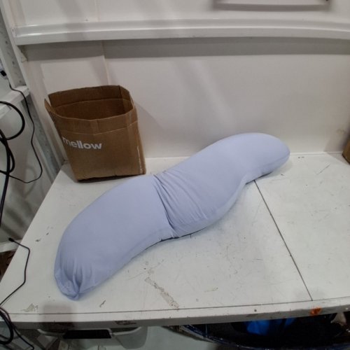 MELLOW SOFT BODY ALIGN COOLING PILLOW - 44" X 14" - BLUE image 3