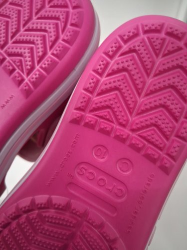 girl'S Crocs Baya band Flat Sandal - SIZE 10 - pink (style:1864445) image 4