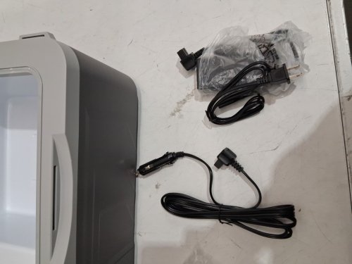 EUHOMY CAR REFRIGERATOR COMPRESSOR ELECTRIC COOLER WITH APP CONTROL - 12V - 10L - BLACK/GREY (MODEL: CF020-10GR-CAEH) image 4