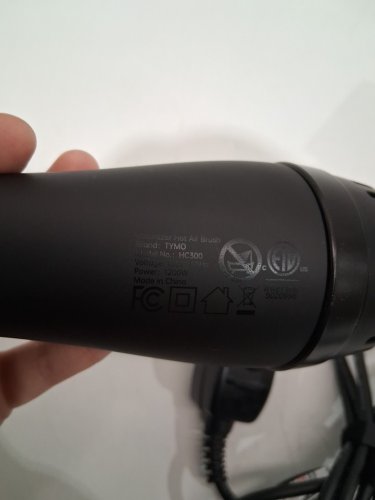 TYMO BLOW DRYER HIR BRUSH WITH VOLUMIZER EFFECT - ROTATING CORD FOR EASE OF USE - ROSE GOLD/BLACK (MODEL: HC300) image 4
