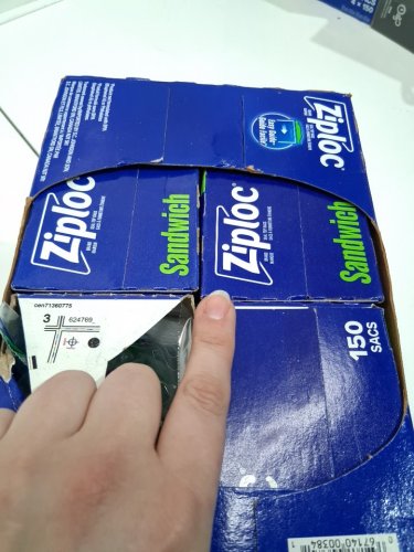 4PK ZIPLOC EASY-OPEN SEAL TOP SANDWICH BAGS - 150 PER BOX (600 TOTAL) (MODEL: 1678750) image 4
