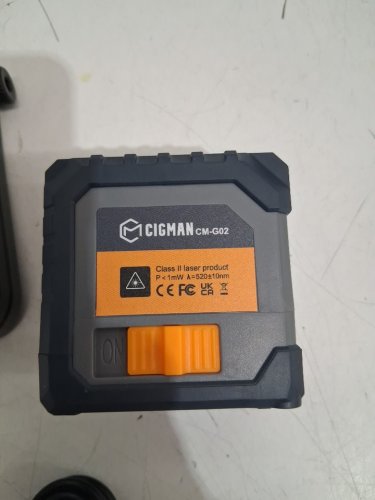 CIGMAN RECHARGABLE SELF LEVELING GREEN BEAM CROSS LINE LASER (MODEL: CM-G02) image 4