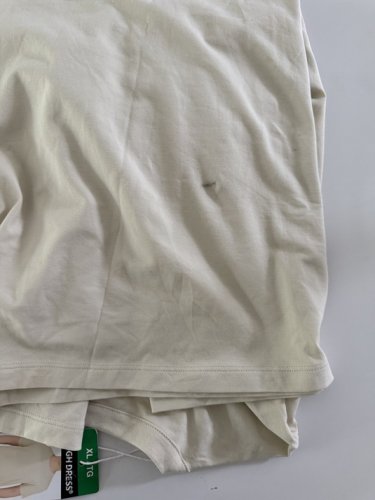 men's rough dress basic SUPIMA COTTON t-Shirt - EXTRA LARGE - BEIGE (style: 825521) image 2