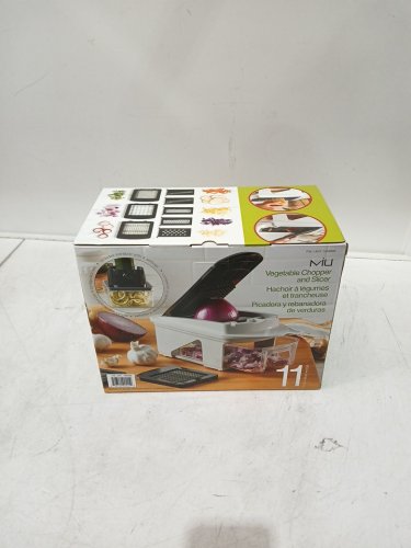 11PC MIU Vegetable Chopper - WHITE (MODEL:1968698) image 2