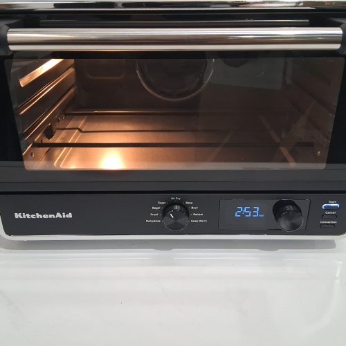 KITCHENAID 9-IN-1 DIGITAL COUNTERTOP CONVECTION AIR FRYER OVEN - 21L CAPACITY - MATTE BLACK (MODEL: KCO124BM) image 6