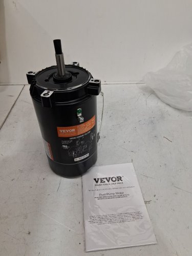 Round Flange Replacement Pool Pump Motor - 0.75HP - 115V/230V - 3450RPM - Black - (Model: HM14065LCb) image 2