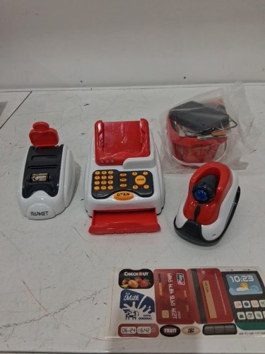 33PC Kids Shopping Cash Register Playset - Red / White (model: 668-119) image 4