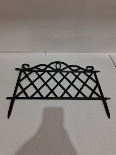 3PK GARDENISED Plastic Garden Edging Border - 19" - black (model: QI004078) image 4