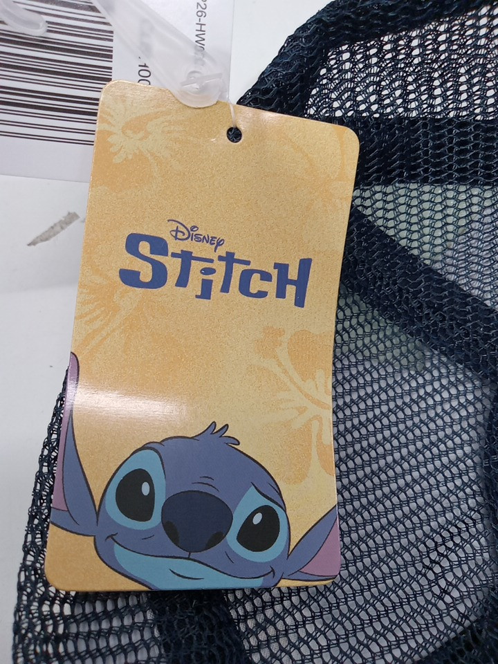 Toddler's Disney Stitch Adjustable Mesh Back Baseball Cap/Hat - 4-6X - Dark Blue/Baby Blue (Model: CLBH0091CN) image 3