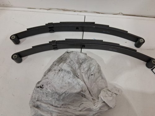 2pk Trailer Leaf Spring 4 Leaf Double Eye Leaf Spring - for 5000lbs trailer - black image 3