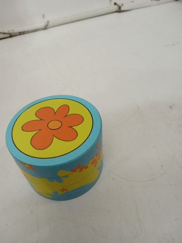 Portable 4 Layer Metal Herb Grinder - 50mm - Blue / Yellow / Orange image 3