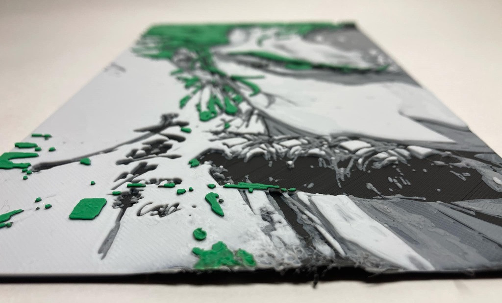 9"x5" 3D Printed - Roronoa Zoro - From the anime, One Piece - Textured Photo image 2