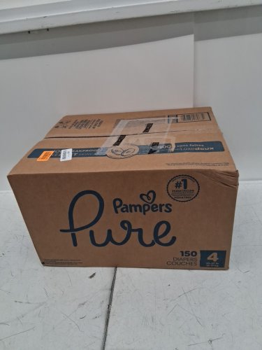 150PK PAMPERS PURE 100% LEAKPROOF PLANT-BASED SKIN PROTECTION DIAPERS - SIZE 4 - MULTI-COLOUR image 2