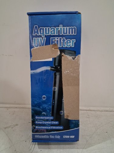 terrarium Aquarium green killer UV Filter for 40-100 Gallon Tanks - black - (model: ctuv-h8f) image 2
