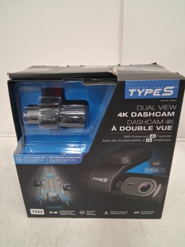 type s Dashcam with AI-Powered Driver Assistance - 4k - black (model: 1829139) image 5