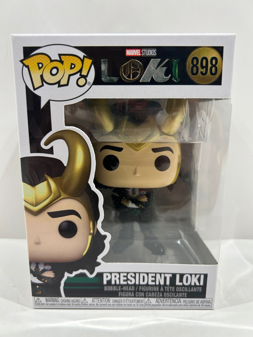 Funko pop! Marvel studios loki - president loki bobble head (#898) image 2