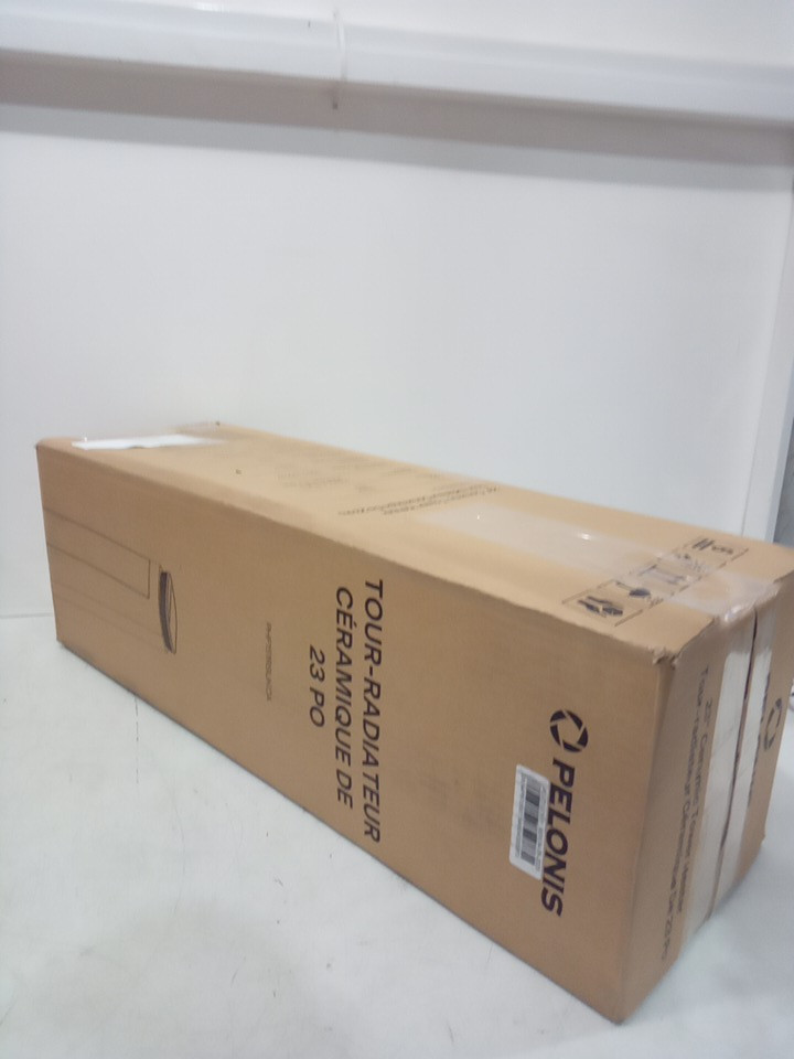 pelonis 23" Indoor standing Digital Ceramic tower Heater with 2-heat settings & remote control - 1500w - black (model: phf151rsukca) image 2