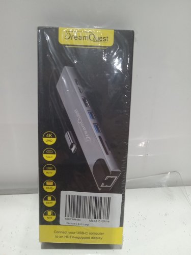 Dream Quest 8-IN1 USB-C to HDTV Adapter - 100W - 4KHDMI - Grey (Model: Y49J) image 3