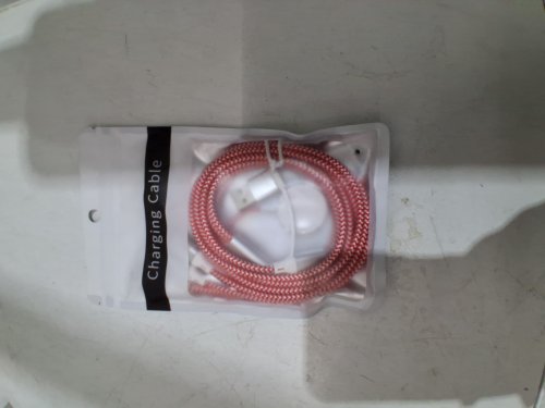 Homailida 4‑in‑2 Multi Fast Charger Cable – 1.8M USB‑A/USB‑C to iPhone/Type‑C/Micro USB & Apple Watch – Nylon Braided- 6ft - red/white (model: Red-01) image 2