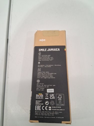 House of Marley Smile Jamaica USB-C Wired Earbuds with Microphone - Wood/Black (Model: EM-JE041-SBB) image 3