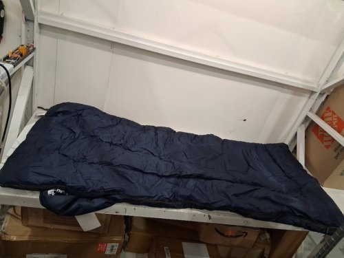 Bass Pro Shops  Hawksbill Rectangular Sleeping Bag - 75" x 33" - blue image 2