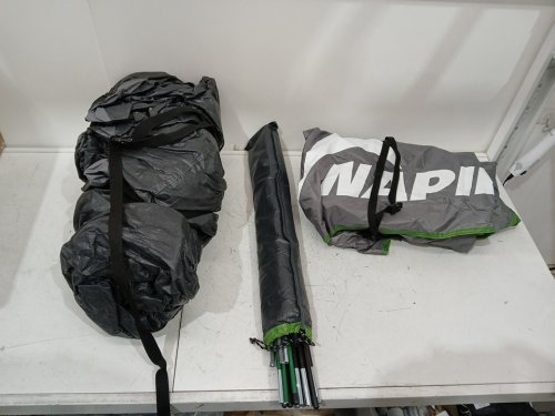 NAPIER BACKROADZ 5-PERSON SUV TENT - 10FT x 10FT x 7FT - BLACK/LIME GREEN (MODEL: 19100) image 4