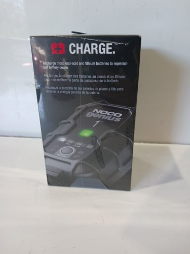 NOCO GENIUS1 1A Fully-Automatic Smart Charger - 6V/12V Battery Charger, Battery Maintainer, & Battery Desulfator With Temperature Compensation (model: genius1) image 2