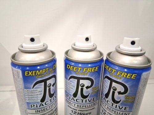 3 piactive deet free insect repellent for ticks, mosquitoes and black flies - 150g each image 3