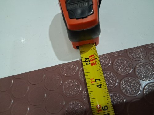 multipurpose coin-grip PVC anti slip floor covering - 9ftx4ft - BROWN image 4