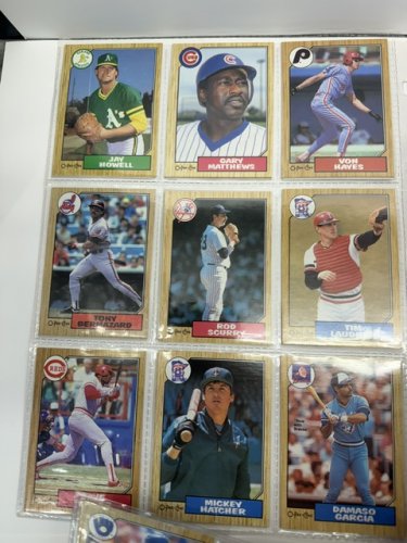 380 APPROX ASSSTD O-PEE-CHEE 1987 BASEBALL CARDS image 10