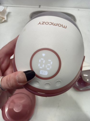 MOMCOZY MOBILE STYLE M6 HANDS-FREE SLIM DOUBLE BREAST PUMP - COZY RED (MODEL: BP311) image 6