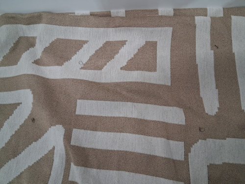gugxiom multi-purpose boho chenille pet furniture cover for 2-3 cushion sofa - 71" x 118" - milk tea image 3