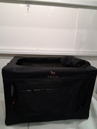 NOAH & PAW COLLAPSIBLE DOG CRATE XL DOG CRATE -30" x 21" x 21" - BLACK (MODEL: CO-BLACK-L) image 7