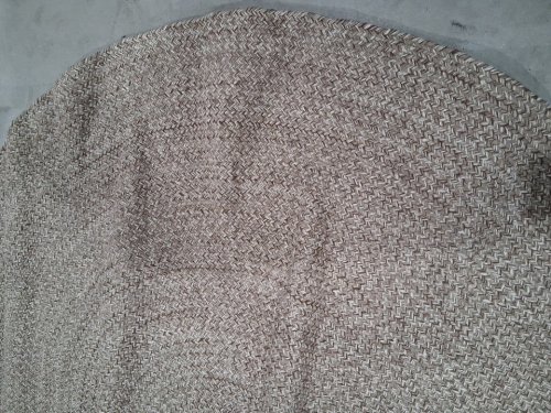 SAFAVIEH BRAIDED COLLECTION Handmade Country Cottage Reversible Cotton ROUND Area Rug - 6FT - IVORY/BEIGE (MODEL: BRD256B-6R) image 3