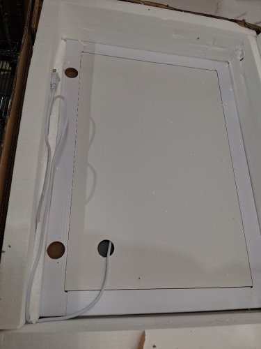 Bathroom Medicine Cabinet with Mirror for Wall - 20"x 28" - white (model: KF390160US-01RY-001) image 6