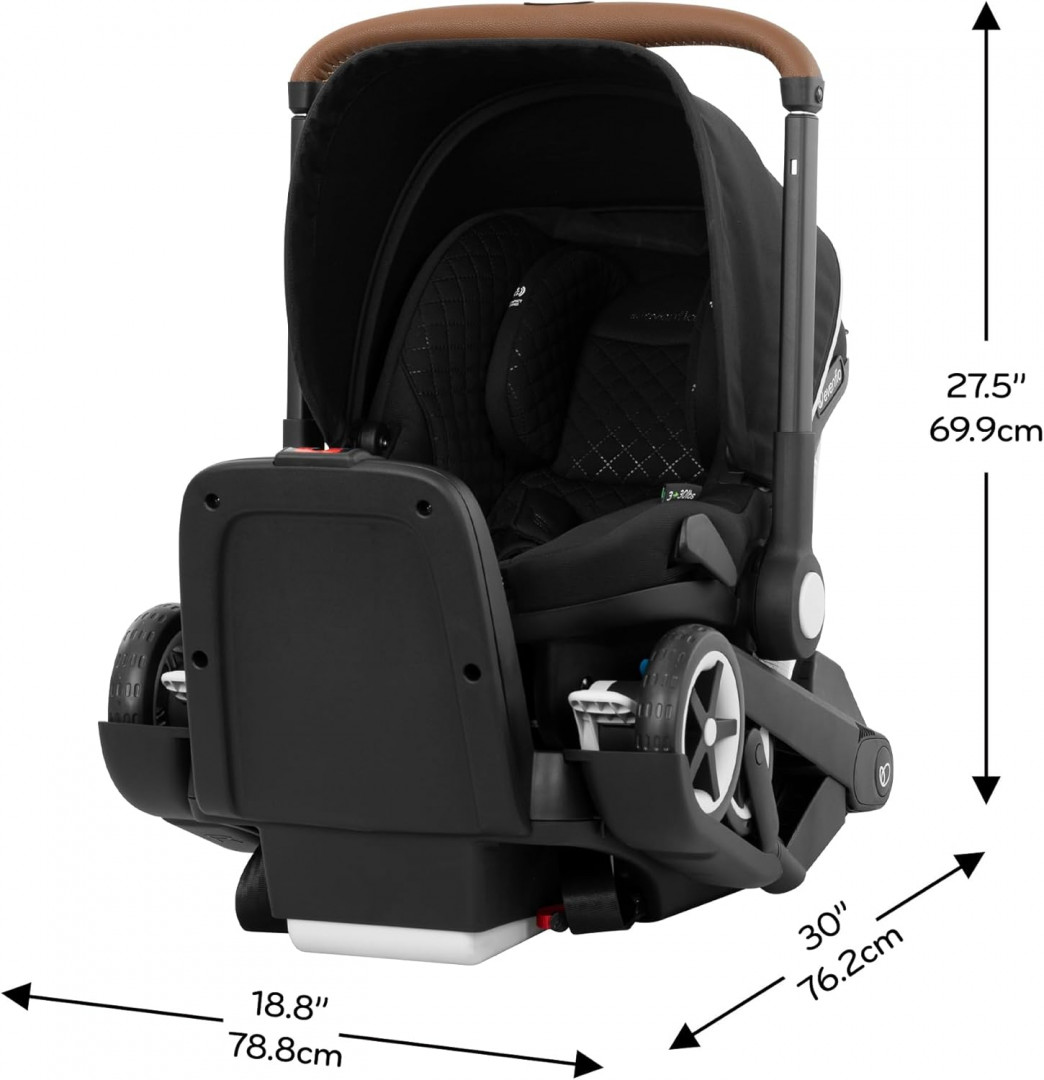 Evenflo Shyft DualRide Infant Car Seat and Stroller Combo - Black (model: cs150112310c) image 3