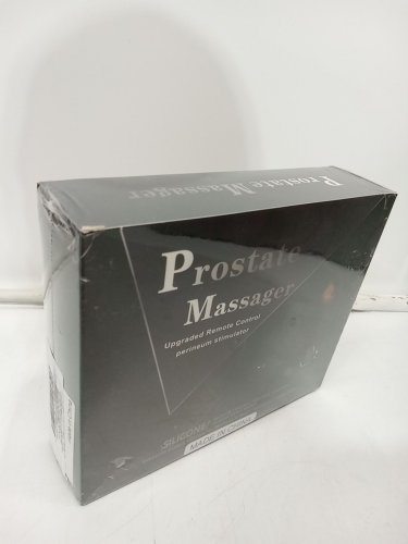 Silicone Prostate Massager with Remote control and perineum stimulator with 10 Modes and heating function - Black image 2