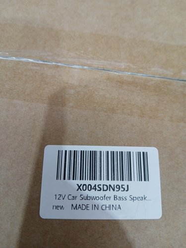 12V Car Subwoofer, Large Power Tunnel Type Bass Speaker System - 12v - 4 ohms - Black - image 3
