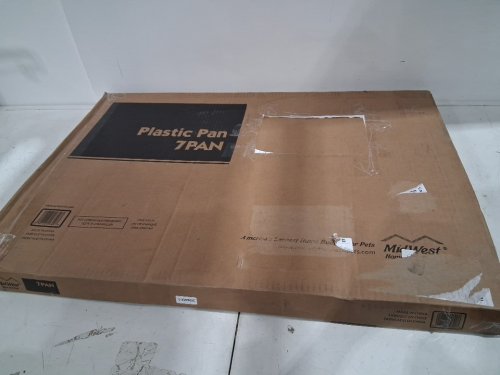 midwest homes multi-use *REPLACEMENT PAN* FOR LONG DOG CRATE, 30" - BLACK (MODEL: 7PAN) image 2