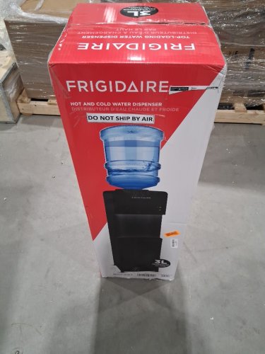 FRIGIDAIRE TOP-LOAD HOT & COLD WATER COOLER/DISPENSER - FITS 3-5 GALLON BOTTLES - BLACK (MODEL: EFWC498-BLACK) image 2