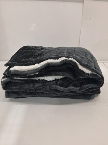 Alomidds Weighted Blanket with Soft Plush Fleece - 15LBS Queen (60" X 80") - FOREST GREEN (MODEL: Wblanketc043) image 2