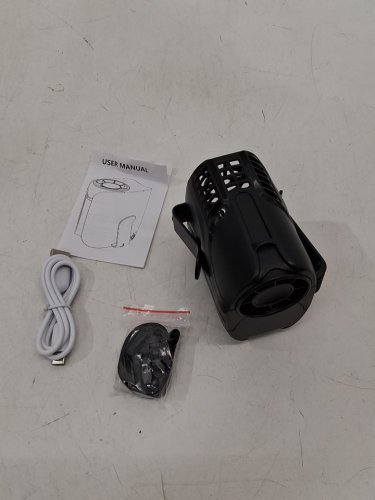 deekom Portable Waist & Neck Fan - 14000RPM Brushless Motor, 40H Runtime, Rechargeable, 6-Speed, Clip-On - black (model: y8) image 3