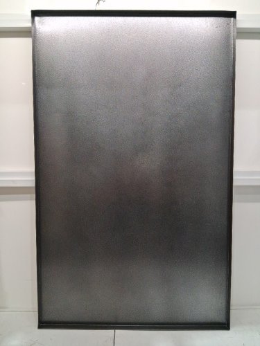 midwest homes for pets metal replacement pan-leakproof-rust resistant coating-compatible with 48" midwest home for pets & new world dog crates- 47.17"L x 29.26"W x 0.99"D-patterned grey/silver(model: 48mpan) image 3
