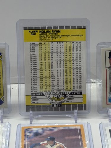6 ASSTD NOLAN RYAN CARDS image 6