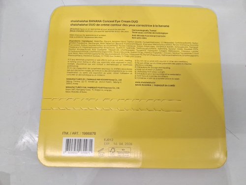 2PK SHAISHAISHAI banana concealer + eye cream - 15g/each image 3