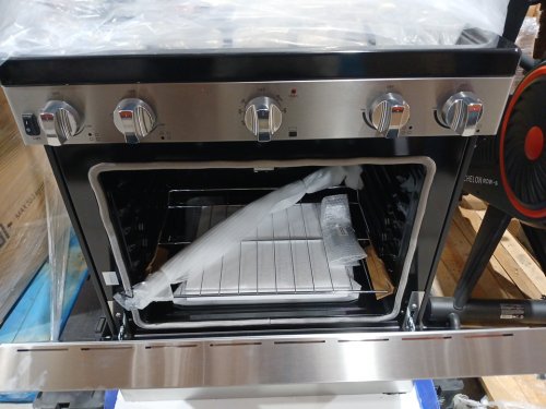 Element Stainless Steel Gas Range Stove and Oven - 30" - 5 Cu.FT - Silver/Black (Model: egr34mses-ca) image 4