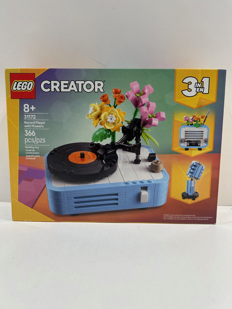 366pc Lego - creator - record player with flowers **3 in 1** (31172) image 3